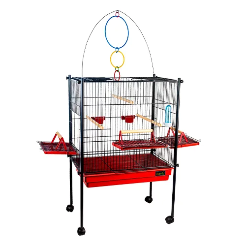 viveiro calopsita triplex black jel plast vermelho
