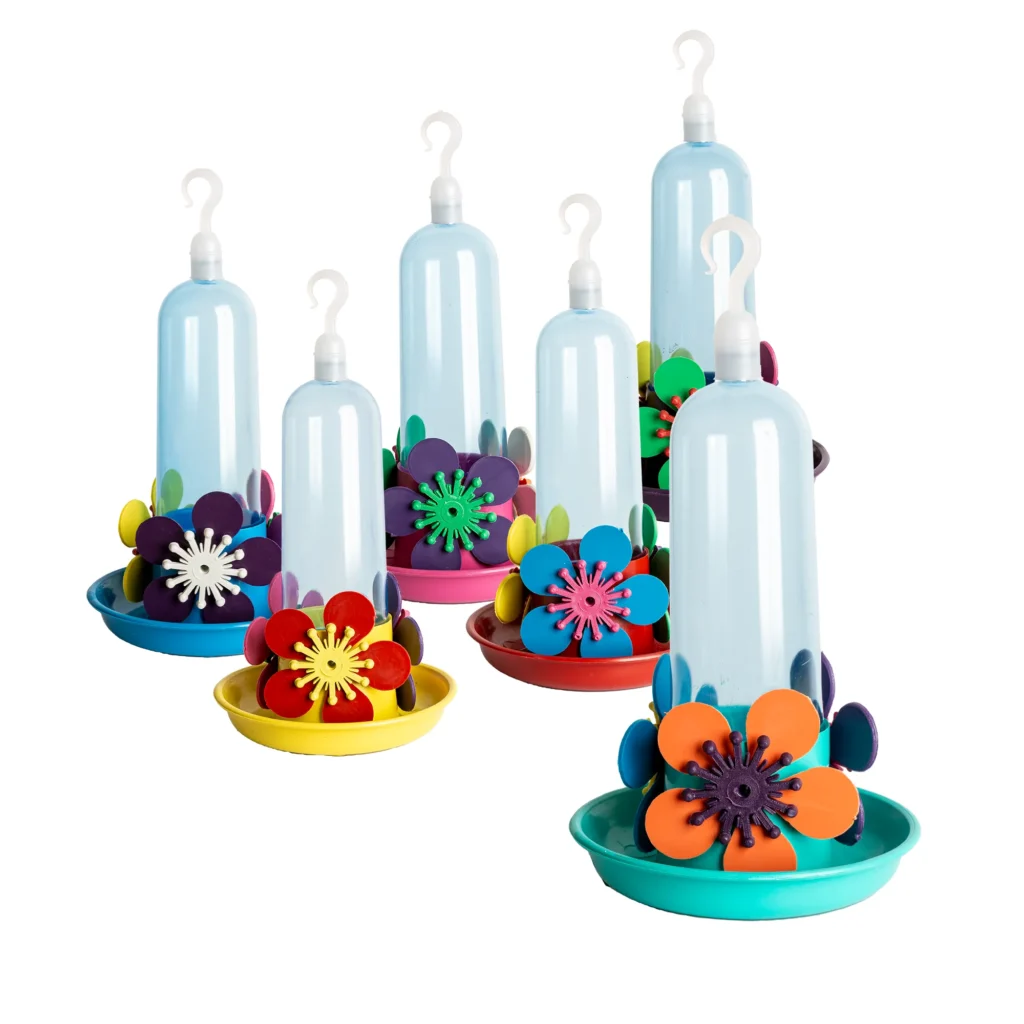 bebedouro beija flor mini azul 100ml brava injet