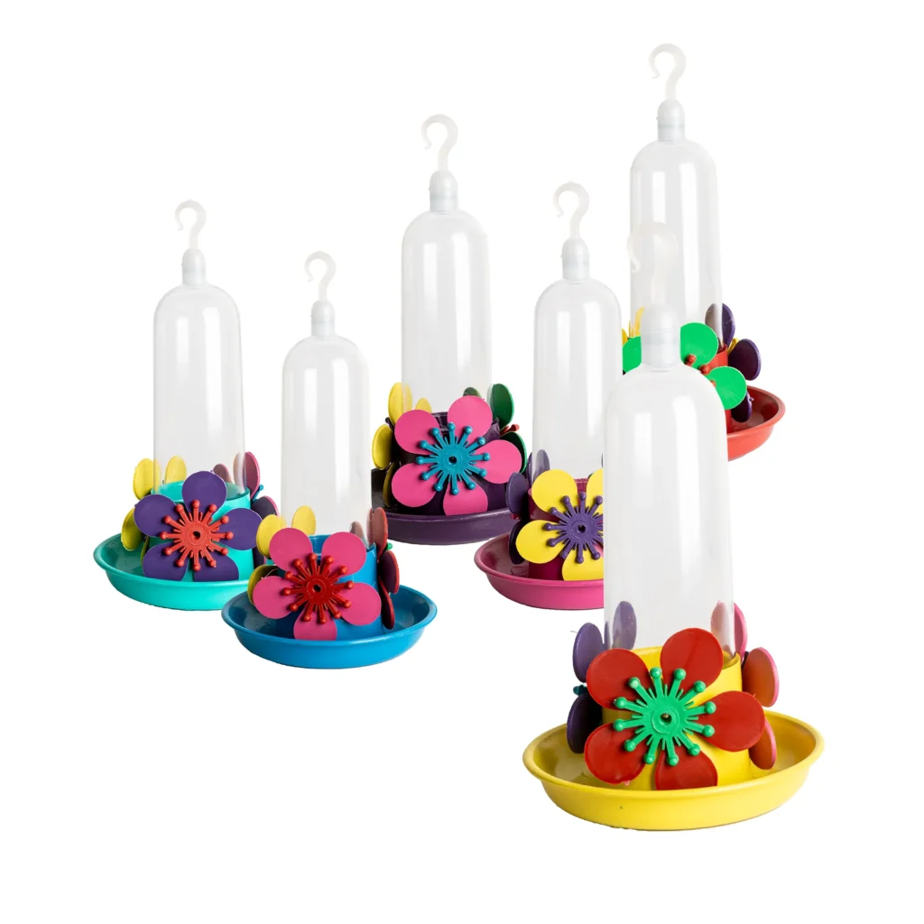 bebedouro beija flor mini cristal 100ml brava injet